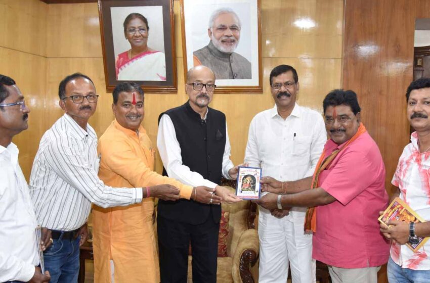  विधायक साहू ने राज्यपाल रमेन डेका की सौजन्य भेंट