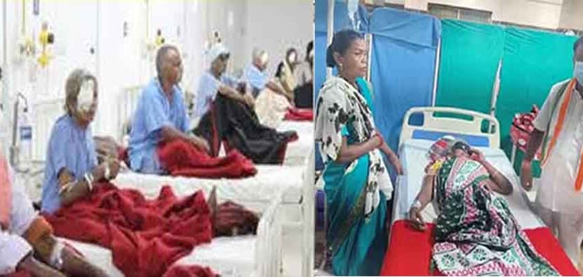  छत्तीसगढ़-दंतेवाड़ा नेत्र कांड पीड़ितों से मिले पीसीसी चीफ