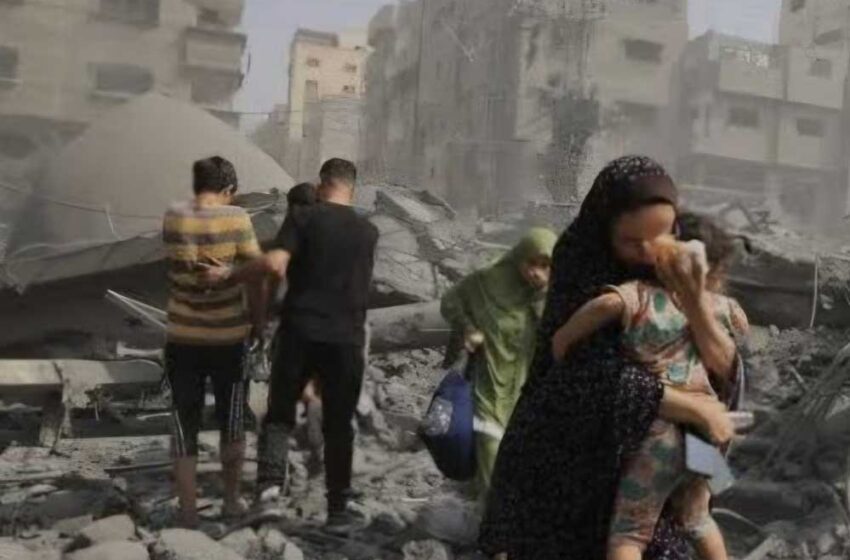  इजराइल का गाजा और लेबनान पर हमला, दर्जनों इमारतें धराशायी, 45 से अधिक लोगों की मौत