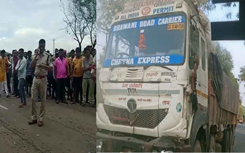  छत्तीसगढ़-जांजगीर चांपा में कंटेनर की टक्कर से एक की मौत और दो गंभीर