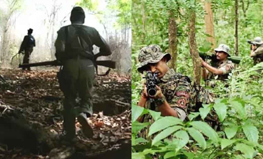  छत्तीसगढ़-नारायणपुर में सुरक्षाबलों से मुठभेड़ में 4 नक्सली ढेर