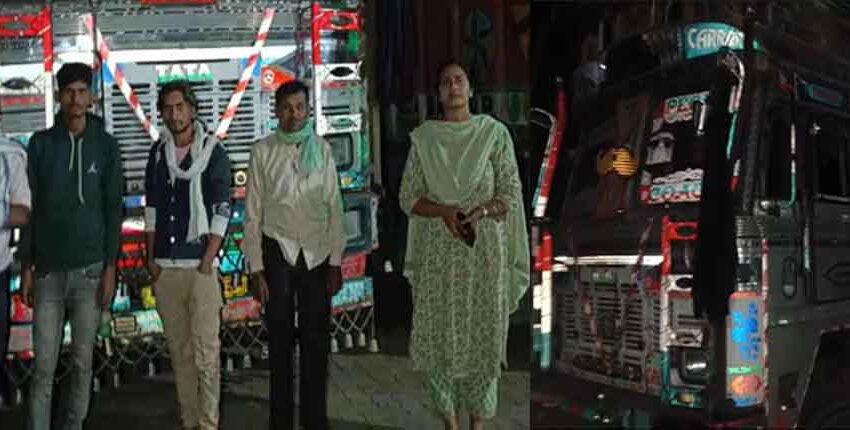  छत्तीसगढ़-कवर्धा में यूपी का 700 बोरा अवैध धान से भरा ट्रक जब्त