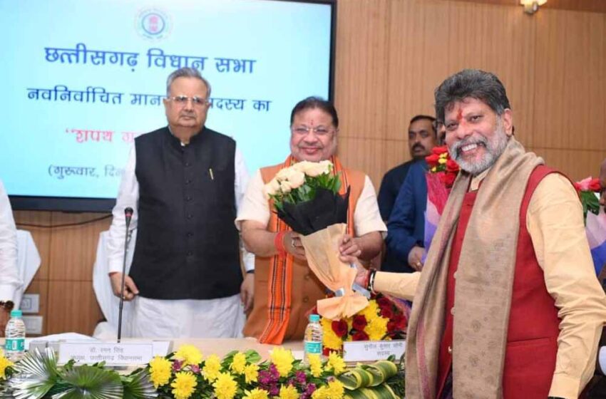  मुख्यमंत्री विष्णुदेव साय ने नई जिम्मेदारी के लिए सोनी को दी बधाई