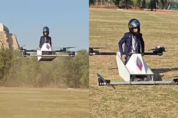  ग्वालियर में सिंधिया स्कूल के एक छात्र ने कमाल कर दिखाया, ईजाद किया लोगों को लेकर उड़ने वाला ड्रोन!