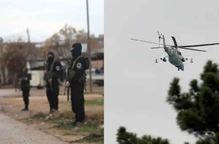  सीरिया के तटीय इलाकों में सैन्य हेलिकॉप्टरों की तैनाती