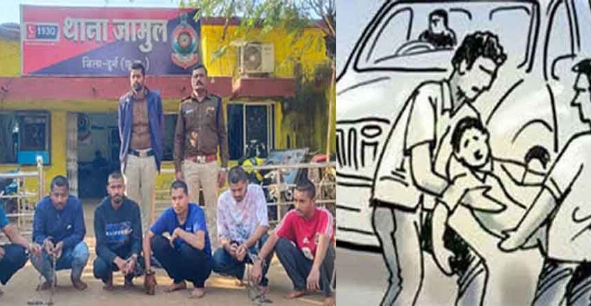  छत्तीसगढ़-दुर्ग में दोस्त का अपहरण कर मारपीट में छह आरोपी गिरफ्तार