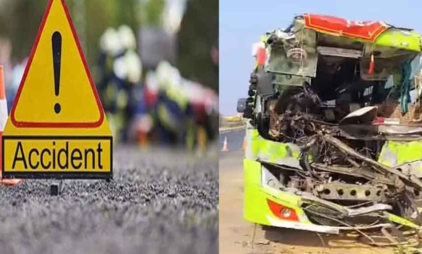  छत्तीसगढ़-महासमुंद में ट्रक से भिड़ने से बस में सवार बच्ची की मौत और 19 लोग घायल