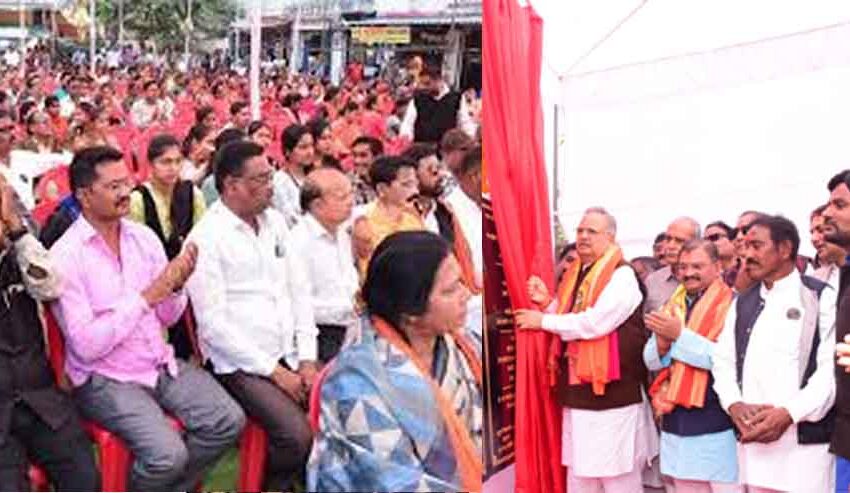  छत्तीसगढ़-राजनांदगांव में विधानसभा अध्यक्ष ने दी 25.62 करोड़ की सौगात