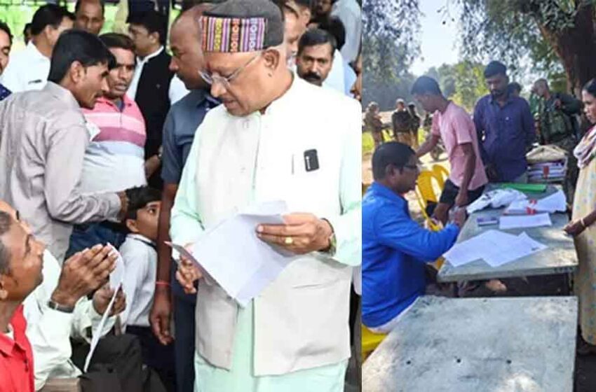  छत्तीसगढ़-जगदलपुर में कलेक्टर ने किया जनदर्शन का आयोजन