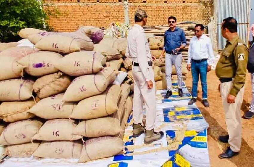  छत्तीसगढ़-महासमुंद में अवैध परिवहन व भण्डारण करते 143 प्रकरण में 9425.77 क्विंटल धान जब्त