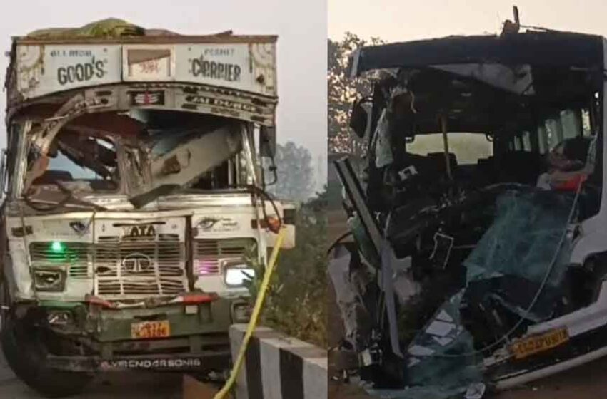  छत्तीसगढ़-कोंडागांव में स्कूल बस-ट्रक की भिड़ंत में दो की मौत और 12 बच्चे घायल