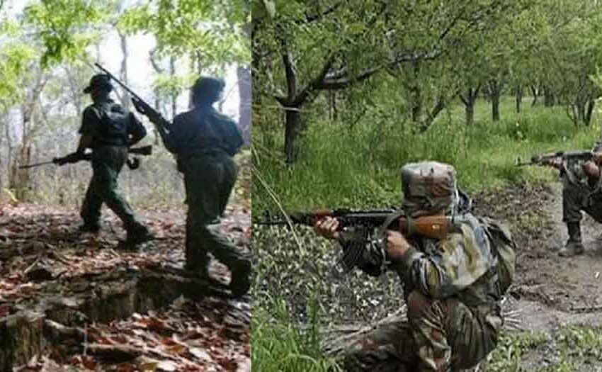  छत्तीसगढ़-बीजापुर में सुरक्षाबल के बीच मुठभेड़ में तीन नक्सली ढेर