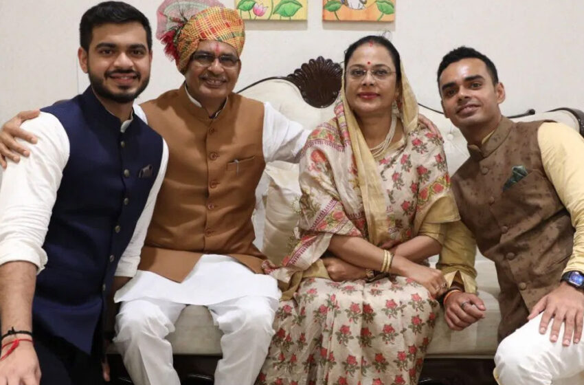  शिवराज सिंह चौहान एक बार फिर दोनों बेटों के रिसेप्शन की तैयारियां कर रहे
