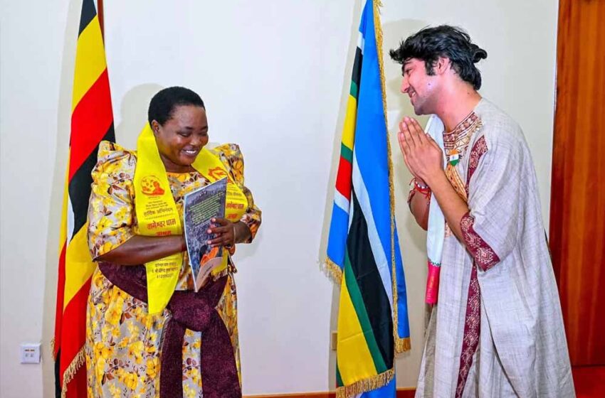  धीरेंद्र कृष्ण शास्त्री की युगांडा प्रधानमंत्री से मुलाकात, मठ निर्माण पर हुई चर्चा