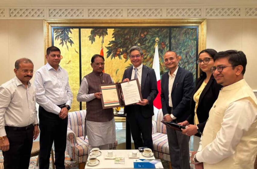  रायपुर: CM विष्णु देव साय ने ओसाका की SAS सानवा कंपनी को छत्तीसगढ़ में निवेश का आमंत्रण दिया