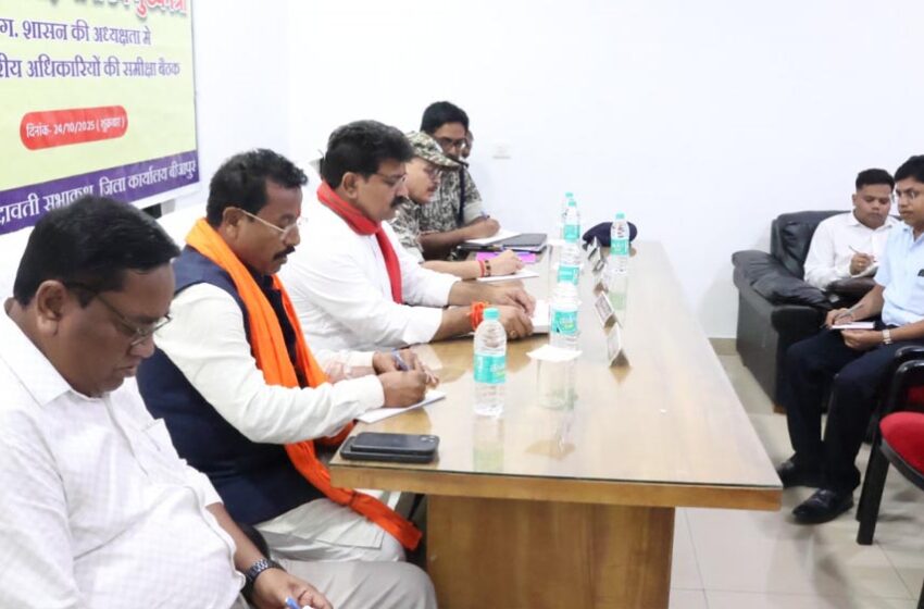  रायपुर : उपमुख्यमंत्री विजय शर्मा ने पुनर्वास केंद्र की व्यवस्थाओं और सुविधाओं की समीक्षा की