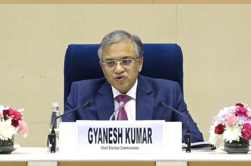  चुनाव आयोग : SIR के जरिए वोटर लिस्ट में बदलाव, हर योग्य मतदाता को शामिल किया जाएगा