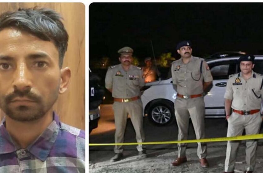  पुलिस और बदमाशों में मुठभेड़, सहारनपुर में इनामी इमरान ढेर
