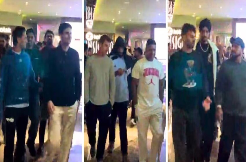  तैयारी के बीच सुकून का पल: टीम इंडिया ने लखनऊ में थिएटर जाकर फिल्म का आनंद लिया