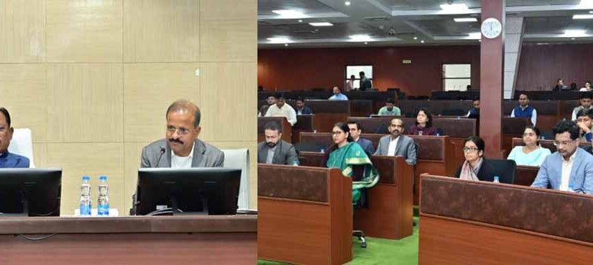  मुख्यमंत्री साय बस्तर अंचल के समग्र विकास पर केंद्रित ले रहे उच्च स्तरीय बैठक